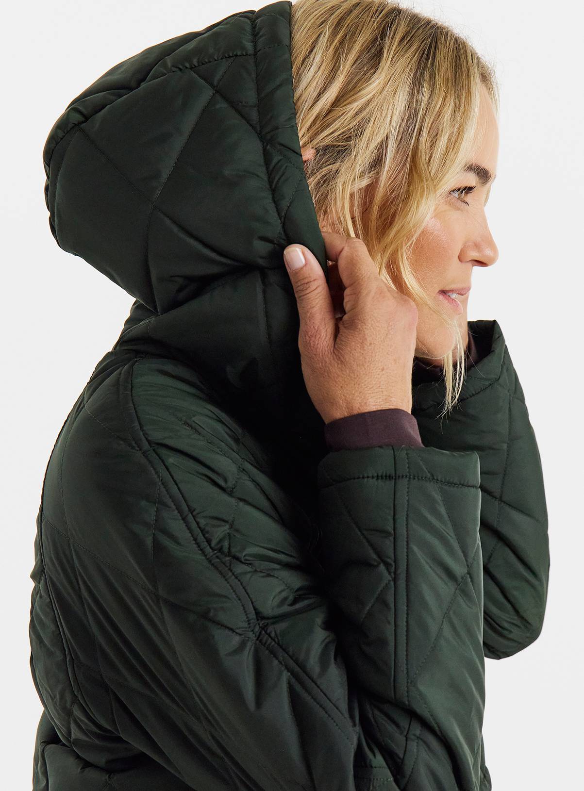 JD WILLIAMS Hooded Quilted Coat 16 - Image 2